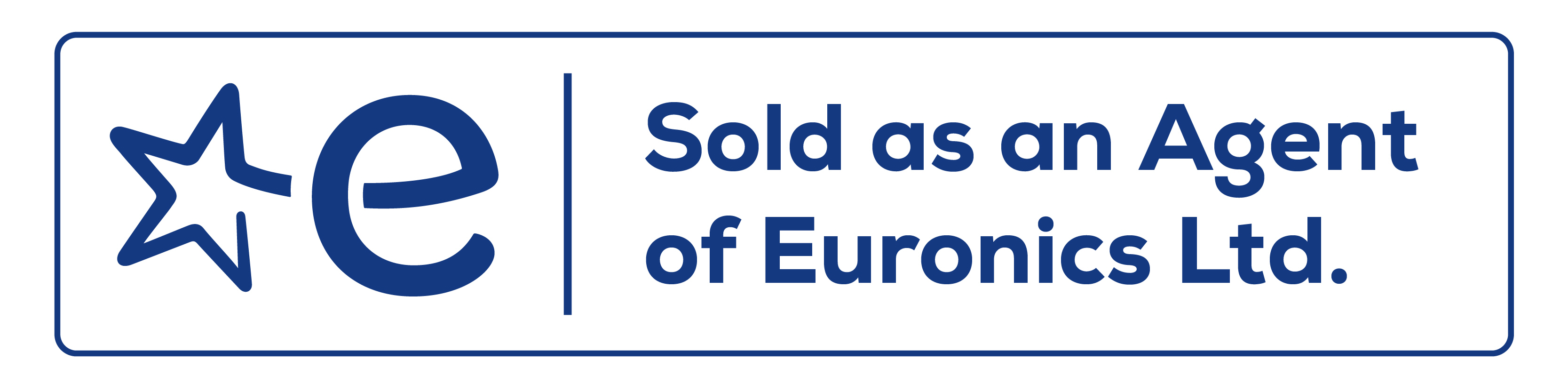 Sold as an Agent of Euronics Ltd