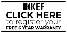 Register your FREE 6 year warranty at: https://uk.kef.com/pages/mykef-product-registration Register your FREE 6 year warranty at: https://uk.kef.com/pages/mykef-product-registration