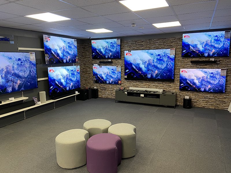 Bude Shop Interior - TVs